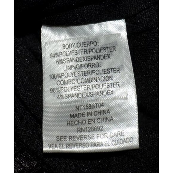 Women’s Madden NYC Black Sequin Bustier Size M Party Night Out Smocked Back - Picture 6 of 7